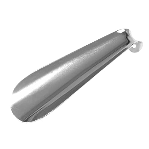 Amig - Calzador Metálico Mod.2 - Para Meter el Pie Cómodamente en Zapatos, Zapatillas, Botas o Botines - Fabricado en Acero