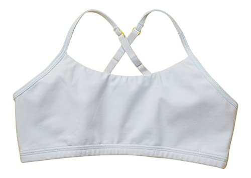 Yellowberry Ladybug Bra - Great First Bra for Girls, Teens and Tweens, Best Training Bra (SM, Morning Mist)