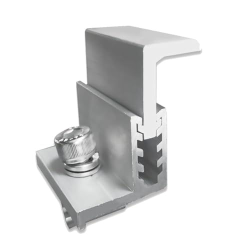 Pince de fixation pour panneau solaire réglable 30 à 45 mm | Idéal pour autoconsommation - x10 - 2