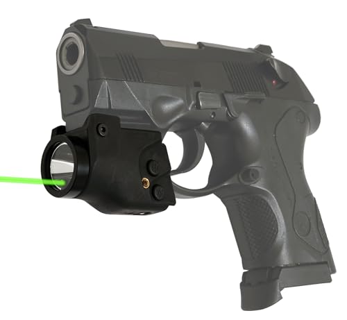 LASERPRO® Rechargeable Green Laser Sight w/LED for Beretta PX4 Storm Compact & Sub Compact, APX, A1 Combat, M9A1, M9A3, M9A4 & 92X w/Rail