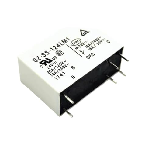 Relais de puissance 16 A 12 V 24 V CC OZ-SS-124LM1 lot de 10 pièces