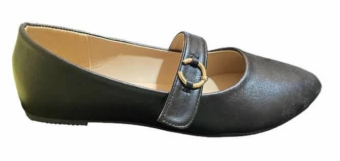 Womens Ballerina Ballet Flat Shoes Solids & Leopards 8701 Black Pu 102