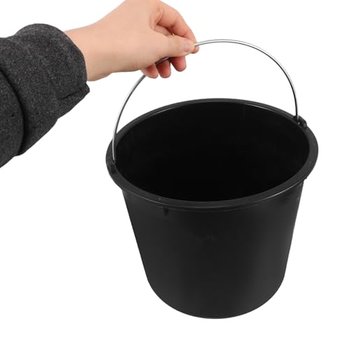 Cubo interior para basura Operitacx de plástico de 8 l con asa miniatura 4