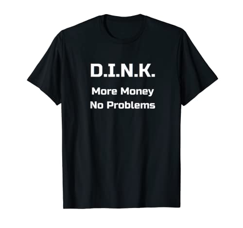 Photo de T-shirt humoristique avec inscription « No Kids More Money No Problems » T-Shirt