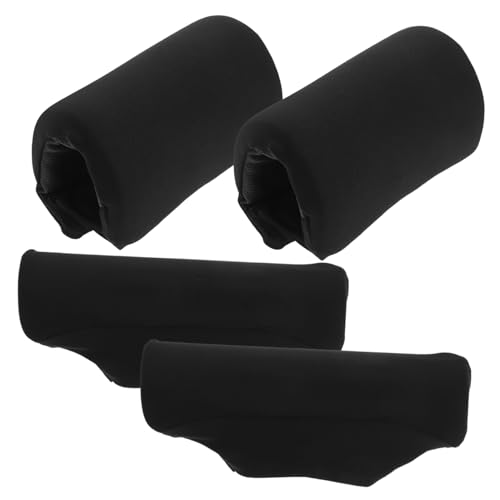 Didiseaon 1 Set Crutches Protective Pad Crutch Pads Underarm Crutch Pad Cane Handle Cushion Crutches Support Pad Crutches Padding Crutch Covers Walking Stick Useful Arm Support Fabric Black