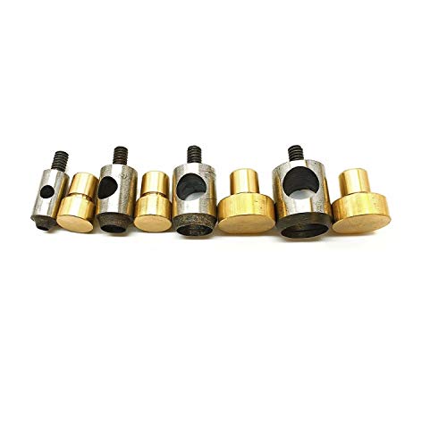 Trimming Shop 4mm Hole Cutting Die Gold Base for Universal Green Hand Press Machine Fixing and Fastening Clothes, Fabrics - Image 4