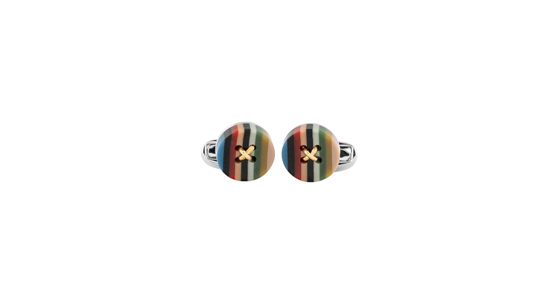 Amazon.com: PS Paul Smith Men's 'Signature Stripe' Button