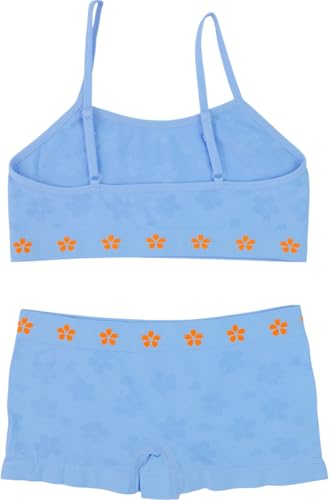 Image of ToBeInStyle Girl Pack of 6 Set Spaghetti Strap Training Bras & Boyshorts Bikinis