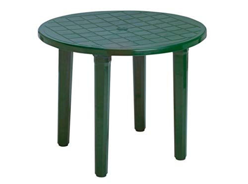 Garden Life 4024V Mesa redonda, Verde, 90x90x10 cm Cover