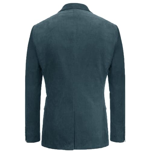 Suit for Men New Corduroy British-Style Suits Two Piece Blazer+Pants Business Casual Suit Groomsmen3