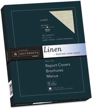 Southworth - SOUZ560CK - 25% Cotton Linen Business Cover Stock