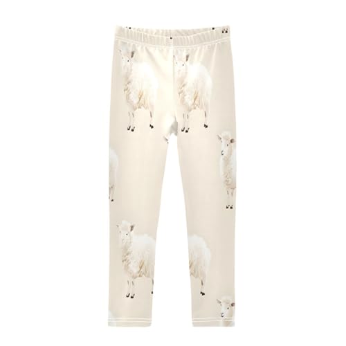 Bolaz Toddler Girls Leggings Printed Yoga Pants Leggings Sheep for Kids