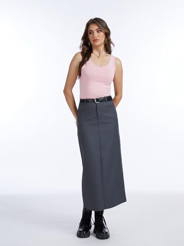 Image of AMVELOP Elastic Tank Tops for Women Undershirts Pack of 4 Slim-Fit