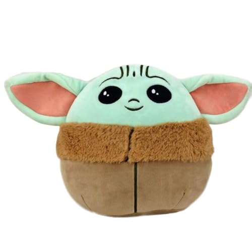 Leong Products Baby Yoda Squish Plush Toy, Grogu Stuffed Animal Kids Plushie, The Child Mandalorian Soft Kawaii Pillow Doll Gift Light Green (Medium) Leong Products Baby Yoda Squish Plush Toy, Grogu Stuffed Animal Kids Plushie, The Child Mandalorian Soft Kawaii Pillow Doll Gift Light Green (Medium)