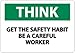 NMC TS101PB, OSHA Sign (Pack of 50 pcs)