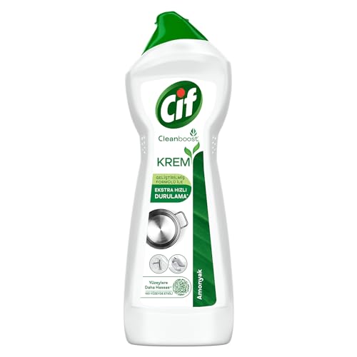 Cif Cream Ammonia Oil Surface Cleaner, Kitchen & Bathroom Lemon | 500ml Pack of 2 (B07GDNFJLF) Amazon Price History, Amazon Price Tracker