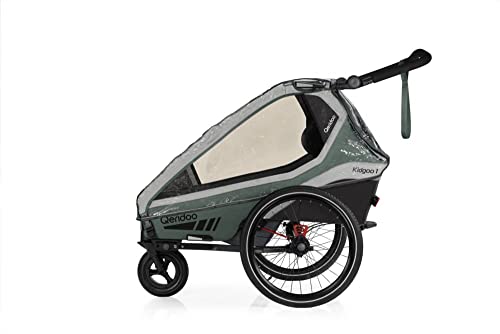 QERIDOO Rain Cover Kidgoo2 Zubehör für Kinderwagen, Unisex, transparent...