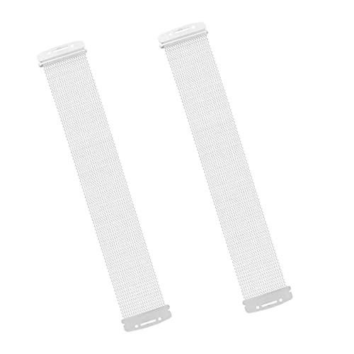 HANABASS 2Pcs Stainless Steel Snare Drum Wire Strap Durable Snare Wire Replacement for Snare Drums Easy to Install Drum Accessories Strand Equalizer Snare Wire