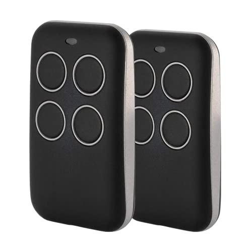 Télécommande Universelle BIP - PACK X2 - Portail Porte de Garage Porte Automatique Eclairage Extérieur - 433 Mhz - Longue Portée - Large Compatibilité - Programmation facile