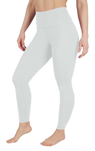 Top 5 Non-See-Through Options for a Clean Look white yoga pants 4 90 Degree By Reflex Squat Proof High Waist Interlink Leggings for Women - White - Large