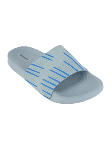 Image of Men & Boys Lines Patterned Sliders | Soft EVA Flip Flops & Slippers