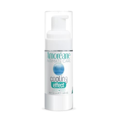 Amoréane Lubricante Efecto Frio – Gel Íntimo Hidratante con Extracto de Plancton Marino y Colágeno – Lubricación y Confort – 50 ml