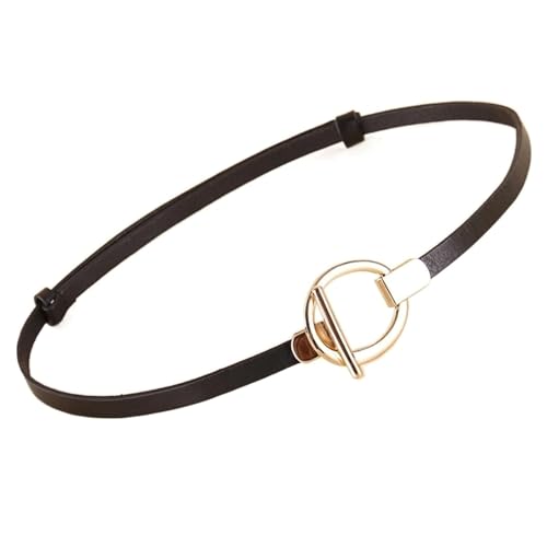 Womens Belt Simple Women' Waist Belts Genuine Leather Waist Strap Adjustable Belts Thin Fashion Dress Pants Belt adjustable