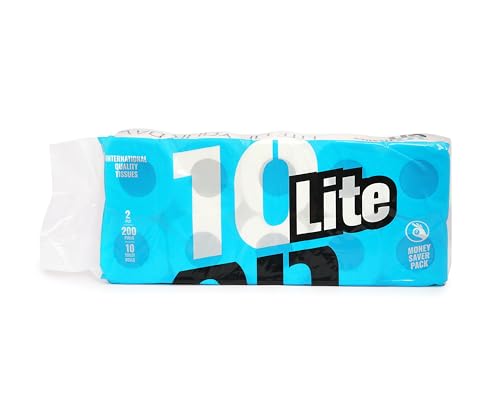 10on Lite 2 Ply Toilet Paper Roll,200 pulls each roll - Pack of 10 Rolls(Total 2000 Pulls) (B0B5LF594D) Amazon Price History, Amazon Price Tracker
