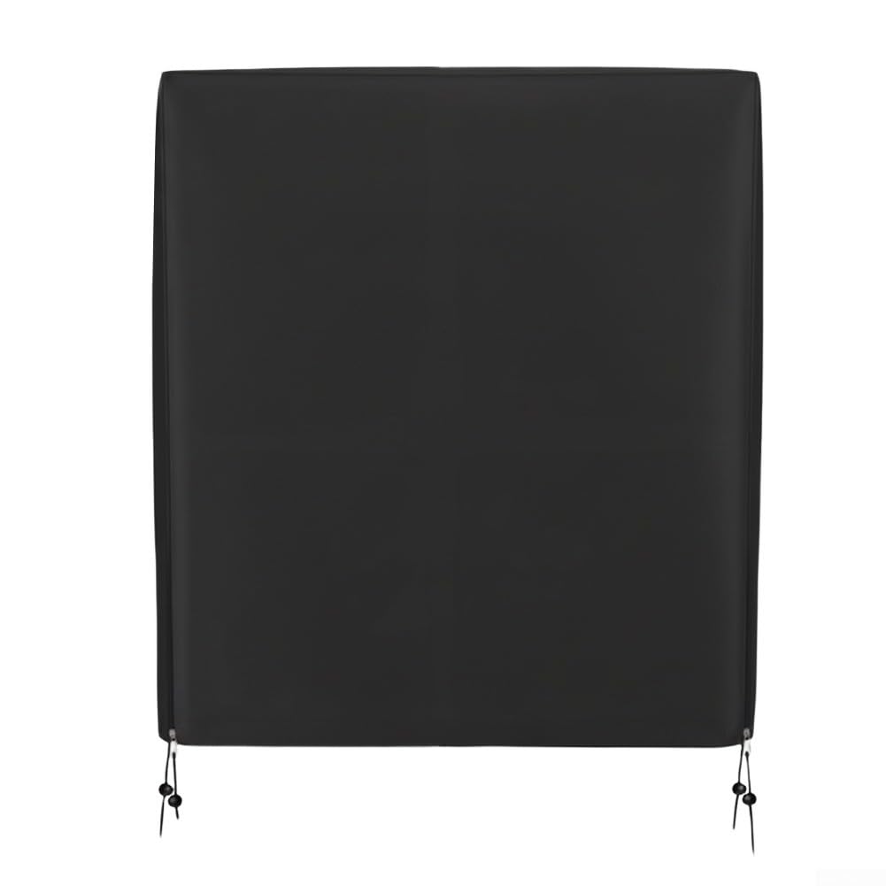 Housse meuble jardin haut de gamme Oxford 420D noir résistant aux UV et déchirures