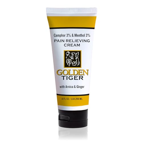 Golden Tiger Pain Relief Cream - 4 oz Tube