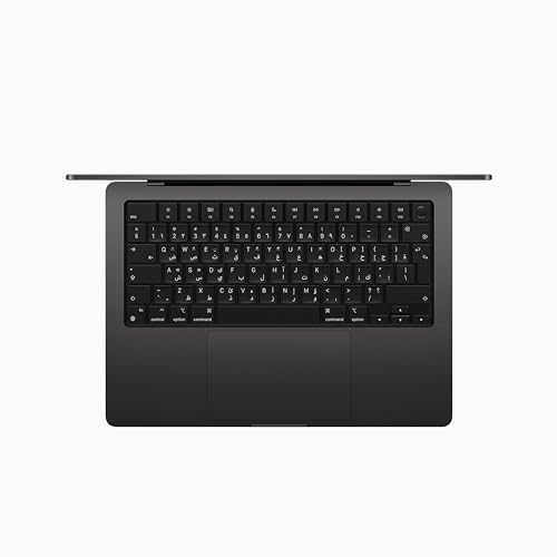 Apple 2023 MacBook Pro (14-inch, Apple M3 Pro chip with 12‑core CPU and 18‑core GPU, 18GB Unified Memory, 1TB) - Space Black; Arabic/English