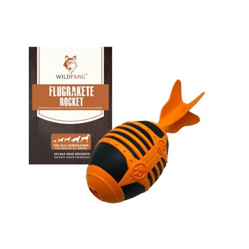 Wildfang® Giocattolo per cani in 100% gomma naturale, giocattolo da masticare per cani, atossico, ossa da masticare per cani, senza BPA, ecologico