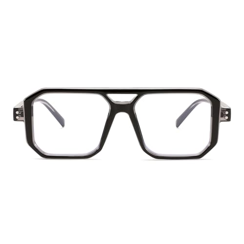 Image of FEISEDY Blue Light Blocking Glasses, Aviator Frame Computer Reading /Gaming /TV /Phones Glasses for Women Men B0165