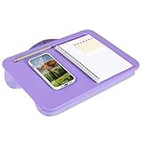 LAPGEAR Compact Lap Desk – Fits Up to 14″ Laptops – Purple Amethyst – Style No. 43122