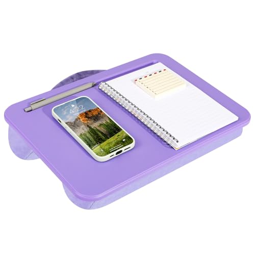 LAPGEAR Compact Lap Desk – Fits Up to 14″ Laptops – Purple Amethyst – Style No. 43122