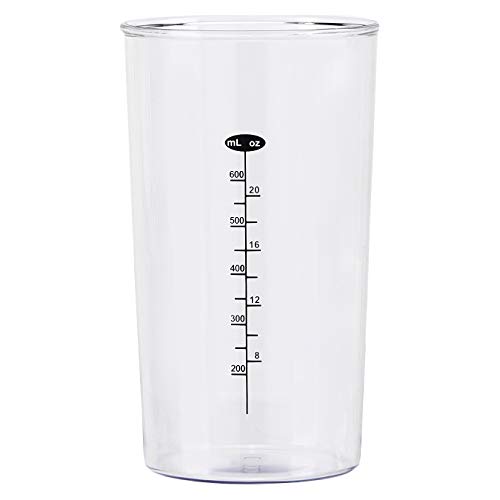 Amazon Basics 300W 4-In-1 Immersion Blender Handheld, Emulsion Blender With Blending Stick, Whisk, Chopper and Beaker, Continuous Speed Control And Turbo Mode, 5-ft Power Cord, White image 2