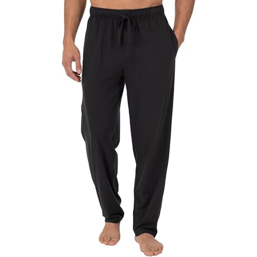 5-Pack Men's Classic Lounge Pajama Pants - Soft Cotton Blend, Elastic Waistband with Drawstring, Relaxed Fit2