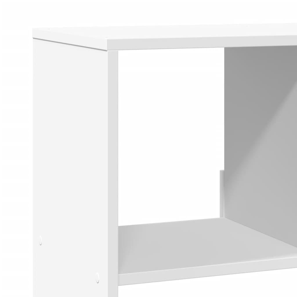 Divisorio bianco, 100 x 33 x 156,5 cm, libreria con 10 scomparti