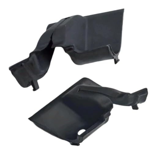 ZYNCUE Cubierta de bisagra de capó delantero MK7 2006-2013, par de plástico negro, compatible con OEM 1433665 1433666