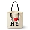 City-Souvenirs I Love New York Tote Bags, Souvenirs, Cream #2