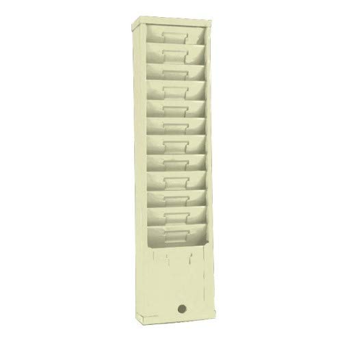 Time Card Rack, Metal, Anthem Model 158H. 12 Slots/Pockets-Black #TOP7