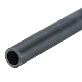 uxcell PVC剛性丸パイプ 5mm 内径 7mm 外径 8"長 ダークグレー 高耐久性 水道管 クラフト ケーブルスリーブ用