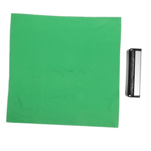 Abaodam 1set Vinyl Record Cleaning Brush Set Essential Maintenance Tool for Turntable and Record Player Includes Cleaning Cloth