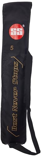Image of SS Master KW Size-6 Bat, 1000 Grams, Short Handle for Men, Premium Willow for Leather Ball, Lightweight, Strong Grip, Shock Absorption, Ideal for Professional Players