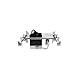 WAC Lighting MT4LD116NE-S40-BK LED Precision Multiple Single Light New Construction Non-IC Housing, 4000K Spot Beam, 1, Black