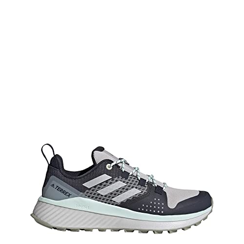 adidas Women's Terrex Folgian Hiker Hiking Shoe, Ink/Solid Grey/Dark Green, 9.5 M US