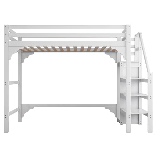 Cama alta de 140x200 solucion para dormitorios compartidos 7