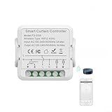 Oniissy Mini Smart Rolladenschalter Modul, RF WiFi Wireless Jalousien Schalter für Rolladenmotor,...