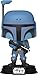 Funko , Multicolor,FK46091 Star Wars The Mandalorian POP! TV Vinyl Figure Death Watch Mandalorian (Two Stripes) 9 cm