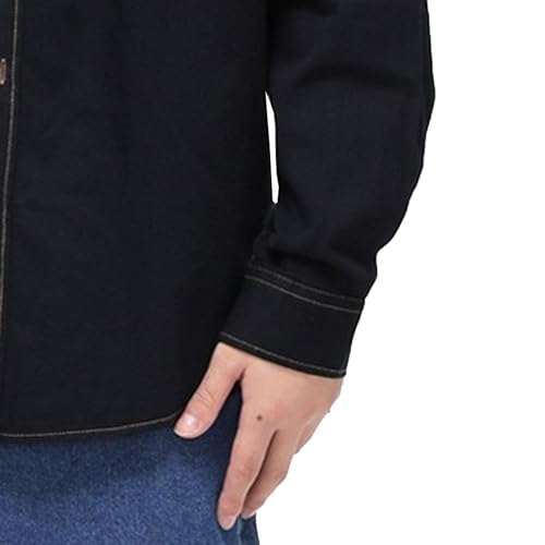 Men's Classic Slim Button Trucker Jacket Casual Long Sleeve Washed Jean Coat Fashion Motorcycle Jean Jackets3